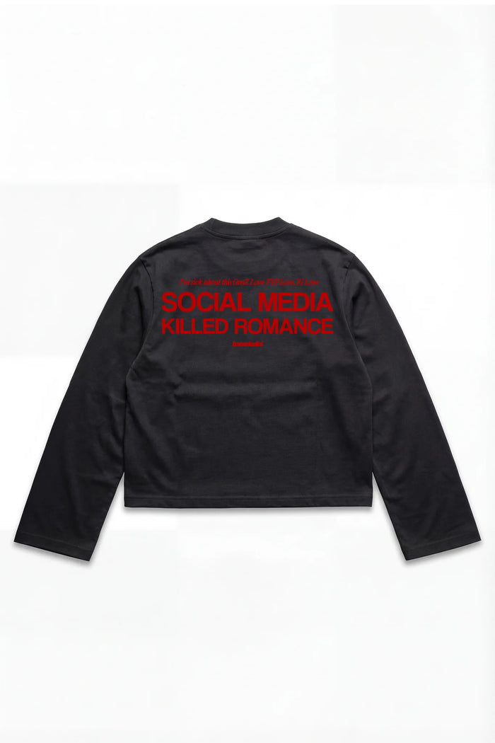 Basedodici Social Media Longsleeve Black