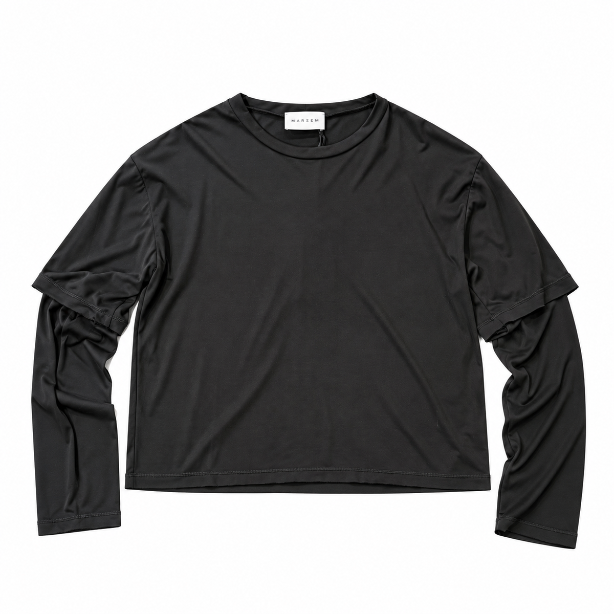 Layered Longsleeve Black | Top in Modal