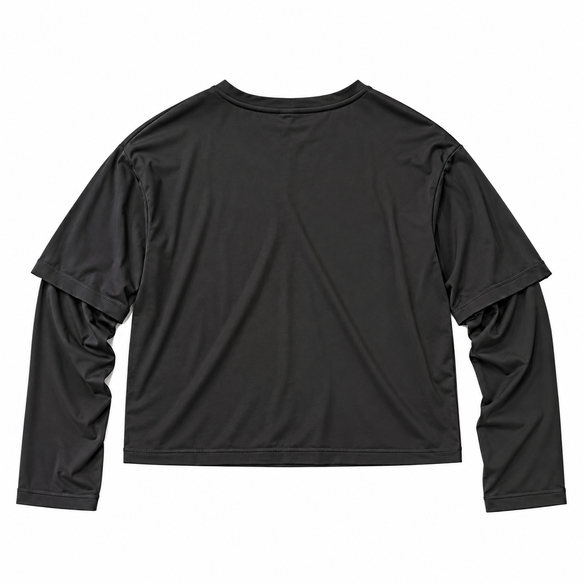 Layered Longsleeve Black | Top in Modal