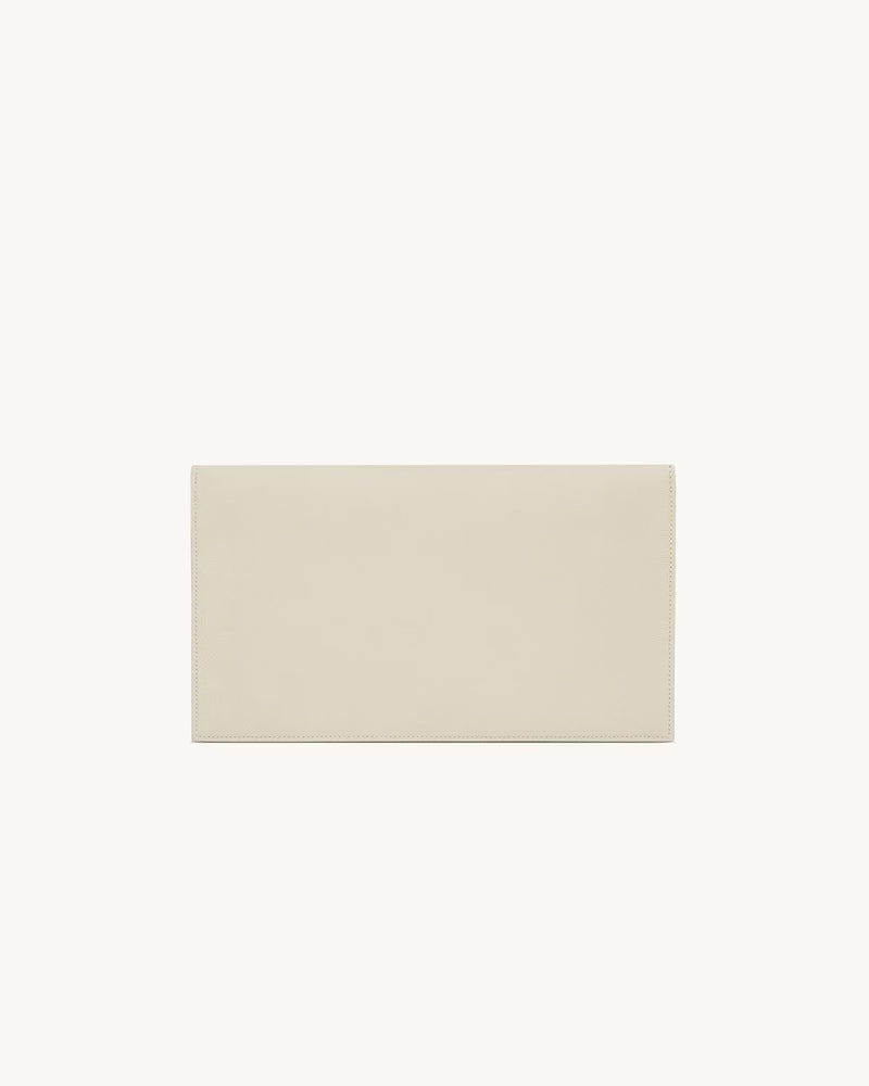 Saint Laurent Pochette Uptown Grain de Poudre Embossed Leather