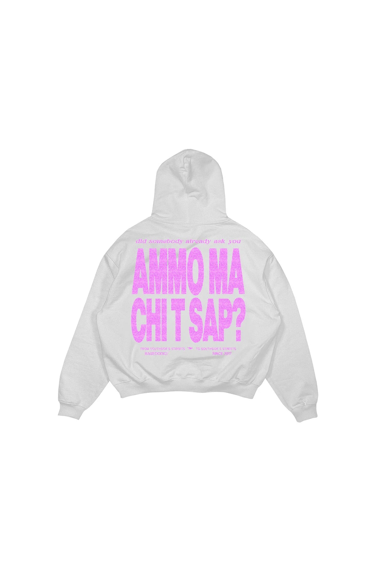 Hoodie "AMMO" Glitter Pink