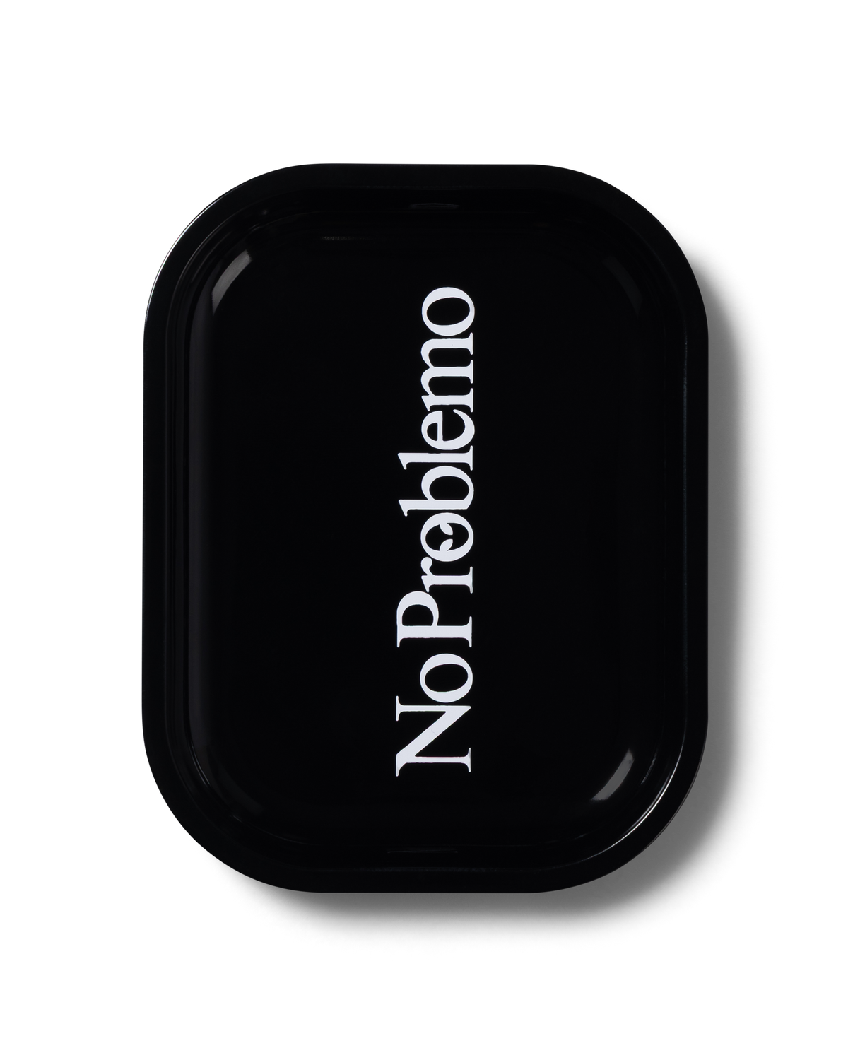 No Problemo Metal Tray Black