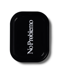 No Problemo Metal Tray Black