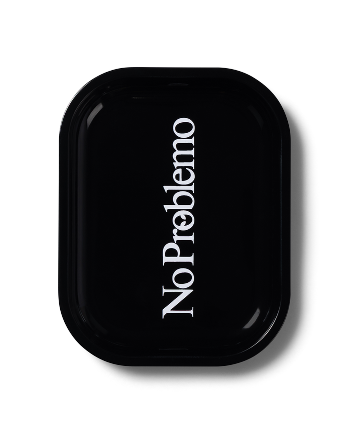 No Problemo Metal Tray Black