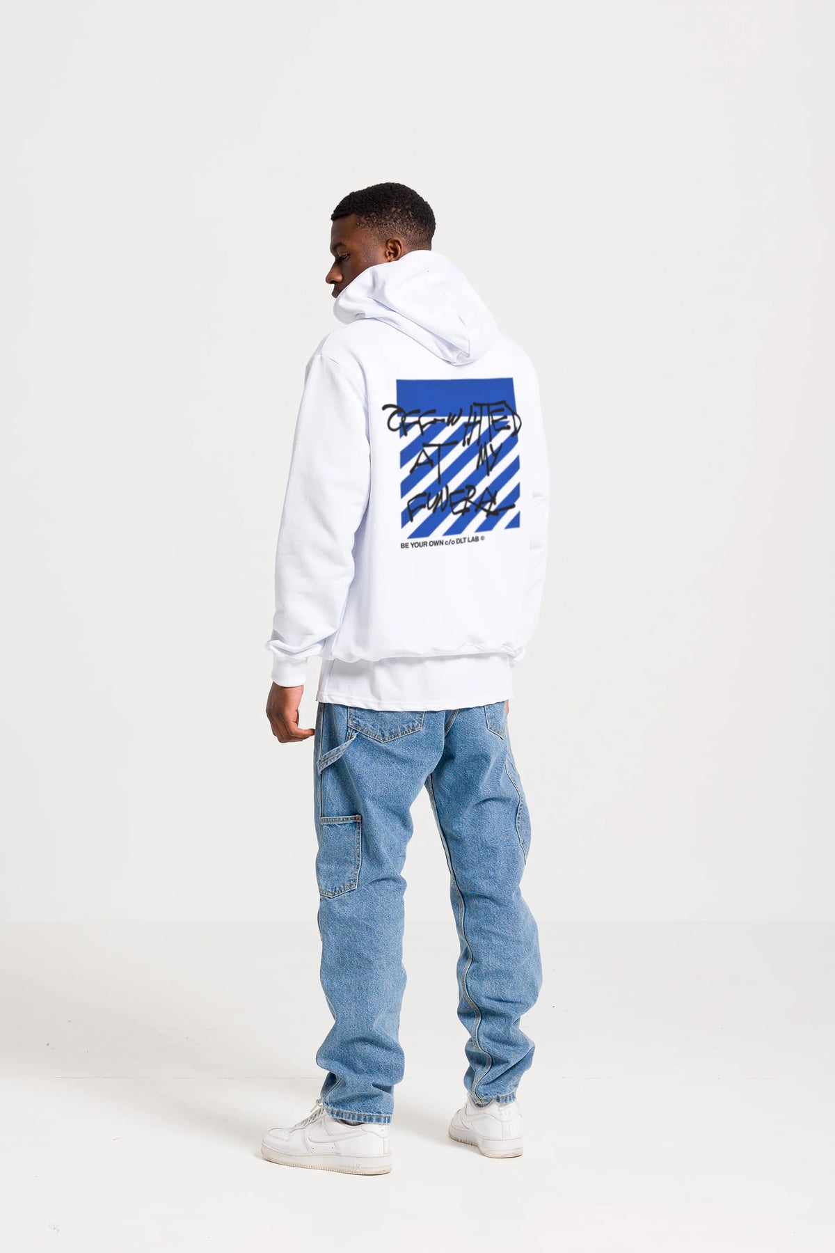 Hoodie "DLT-3.0" Off-W White