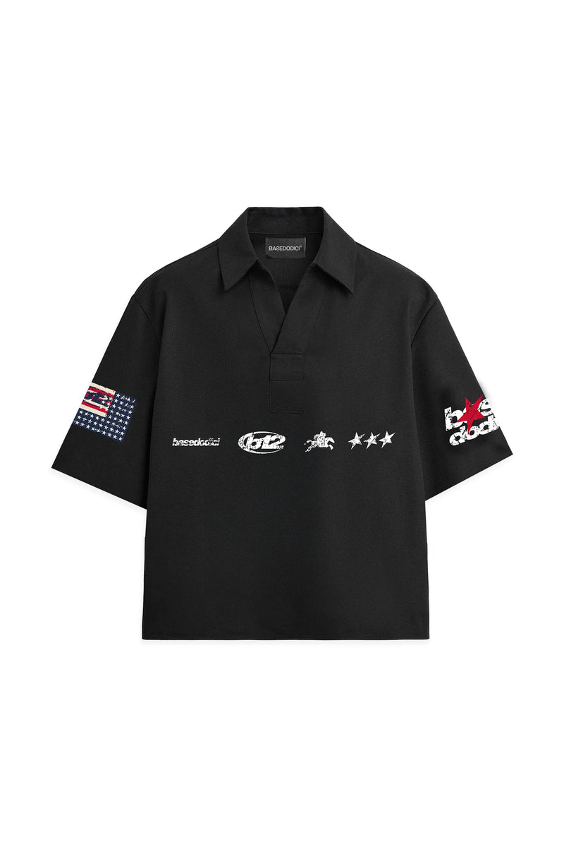Basedodici Act2 Polo Overfit Black