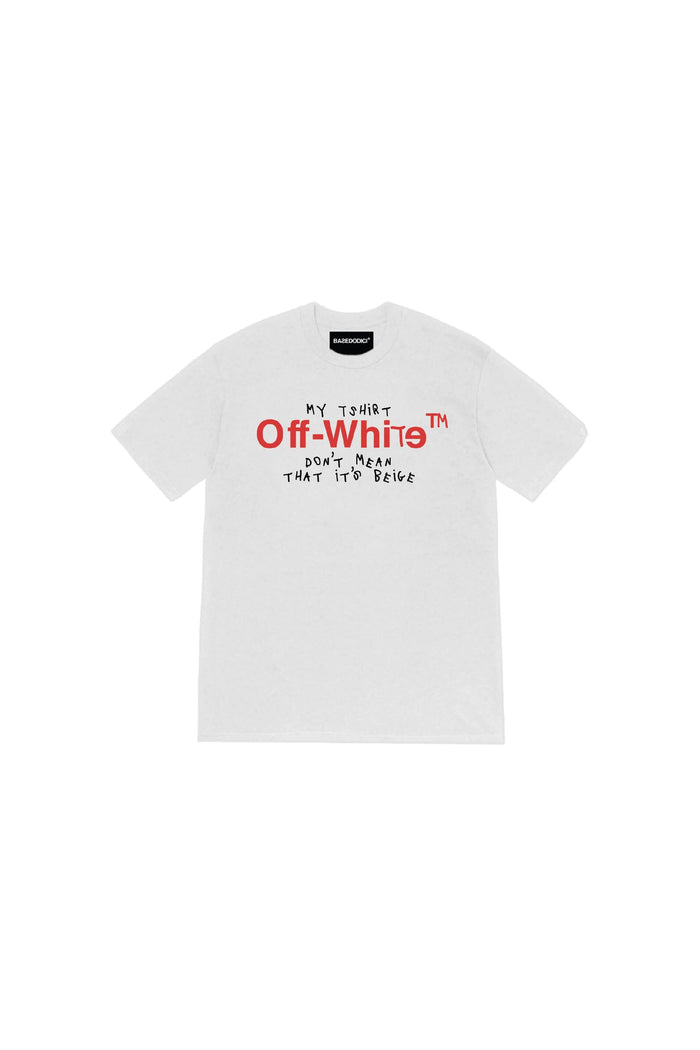 DLT LAB Off-W* White T-shirt