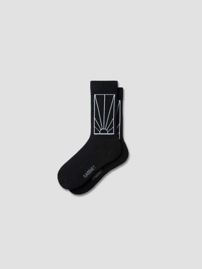 Rassvet Logo Sock Black