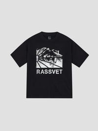 Rassvet Heritage Logo Tee Black