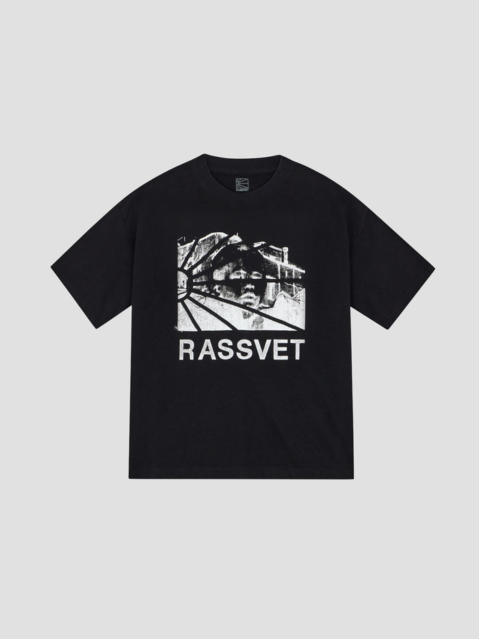 Rassvet Heritage Logo Tee Black