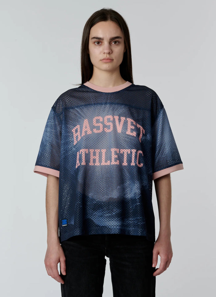 Rassvet Atheletic Mesh Jersey Woven Navy