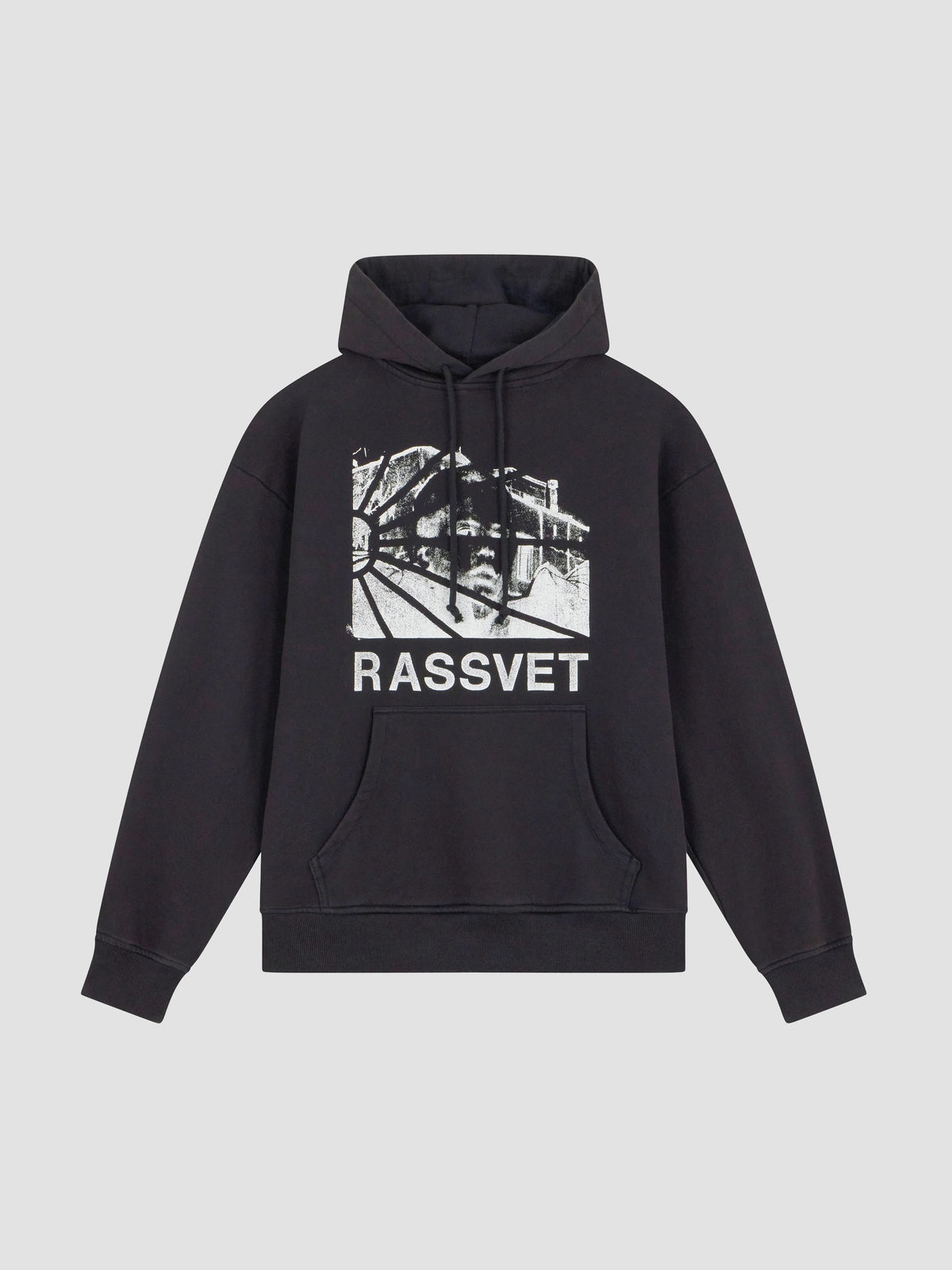 Rassvet Heritage Logo Hoodie Black