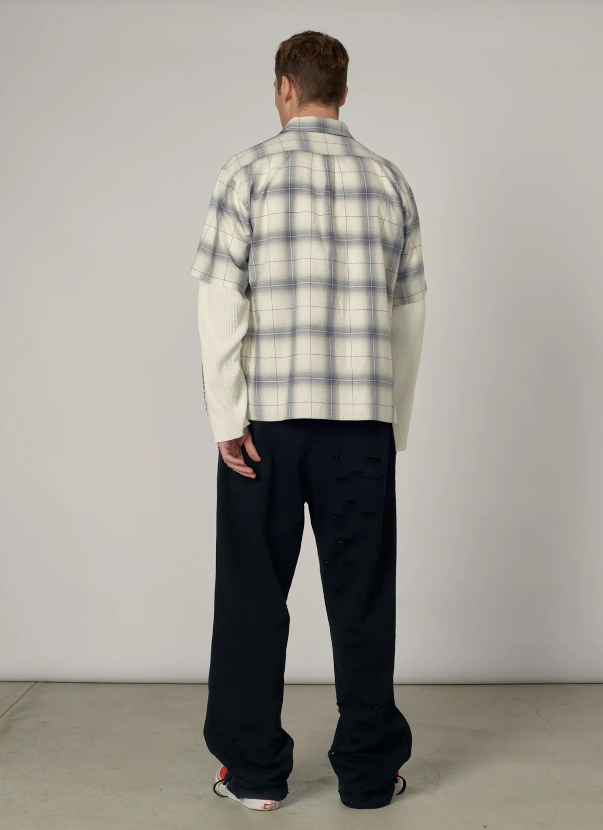 Rassvet Doom Waffle Work LS Overshirt Grey