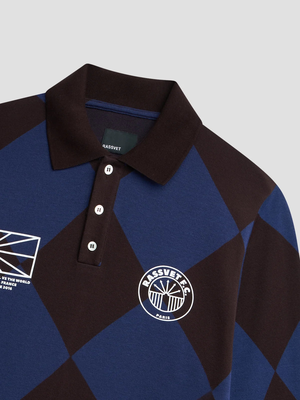 Rassvet Jacquard LS Football Jersey Blue