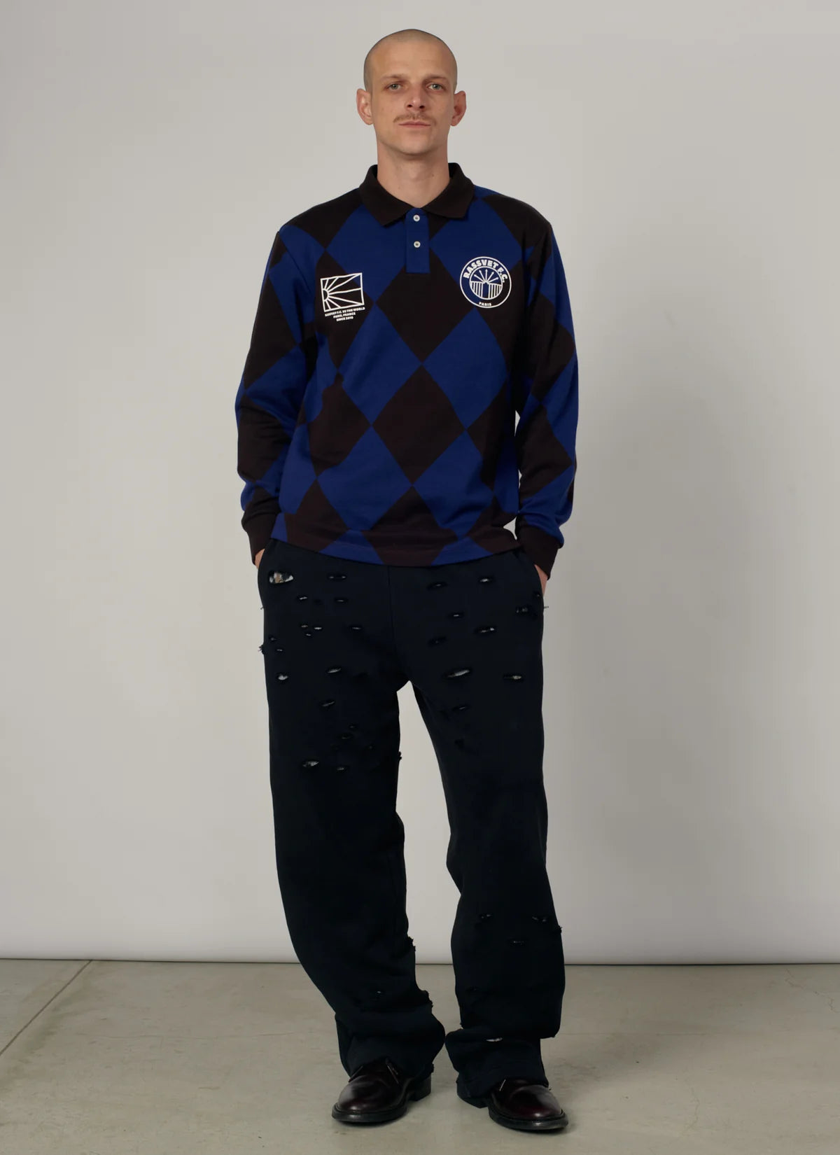 Rassvet Jacquard LS Football Jersey Blue