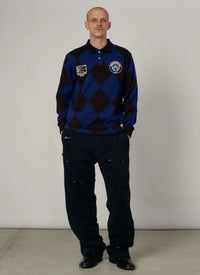 Rassvet Jacquard LS Football Jersey Blue