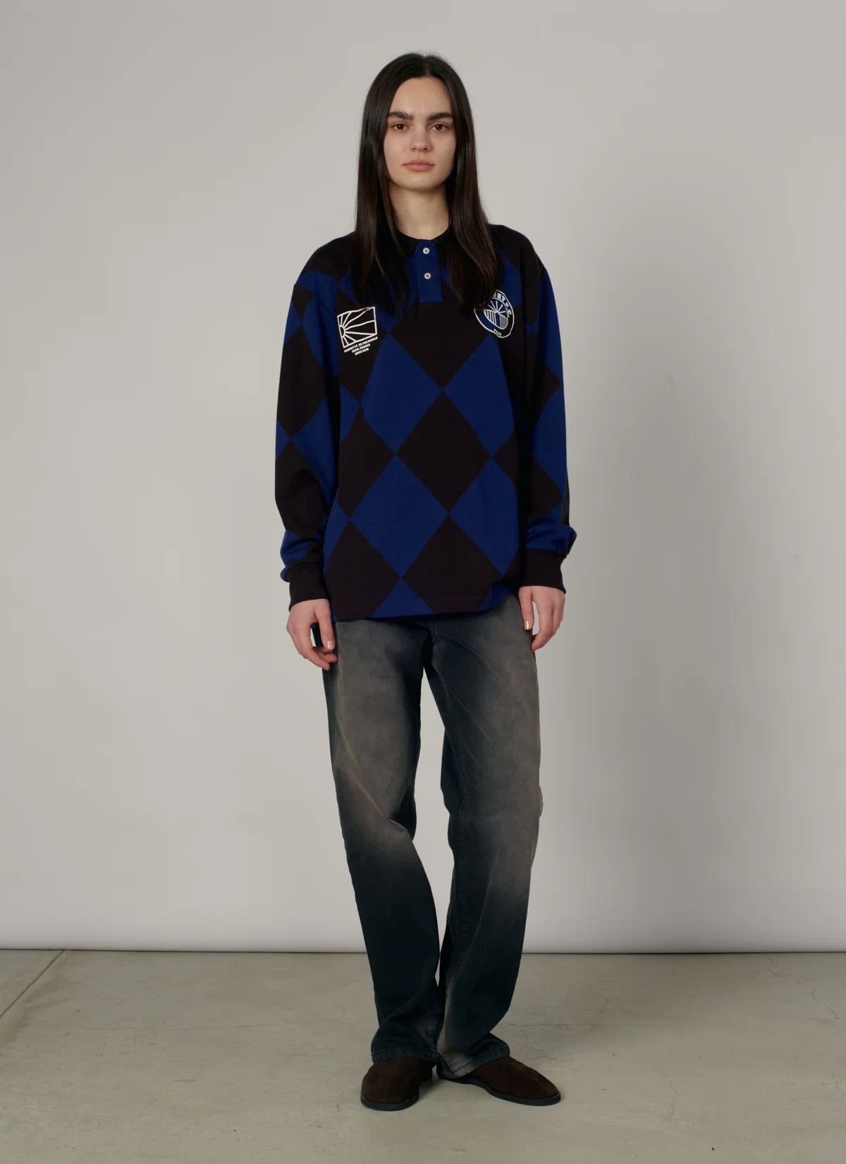 Rassvet Jacquard LS Football Jersey Blue