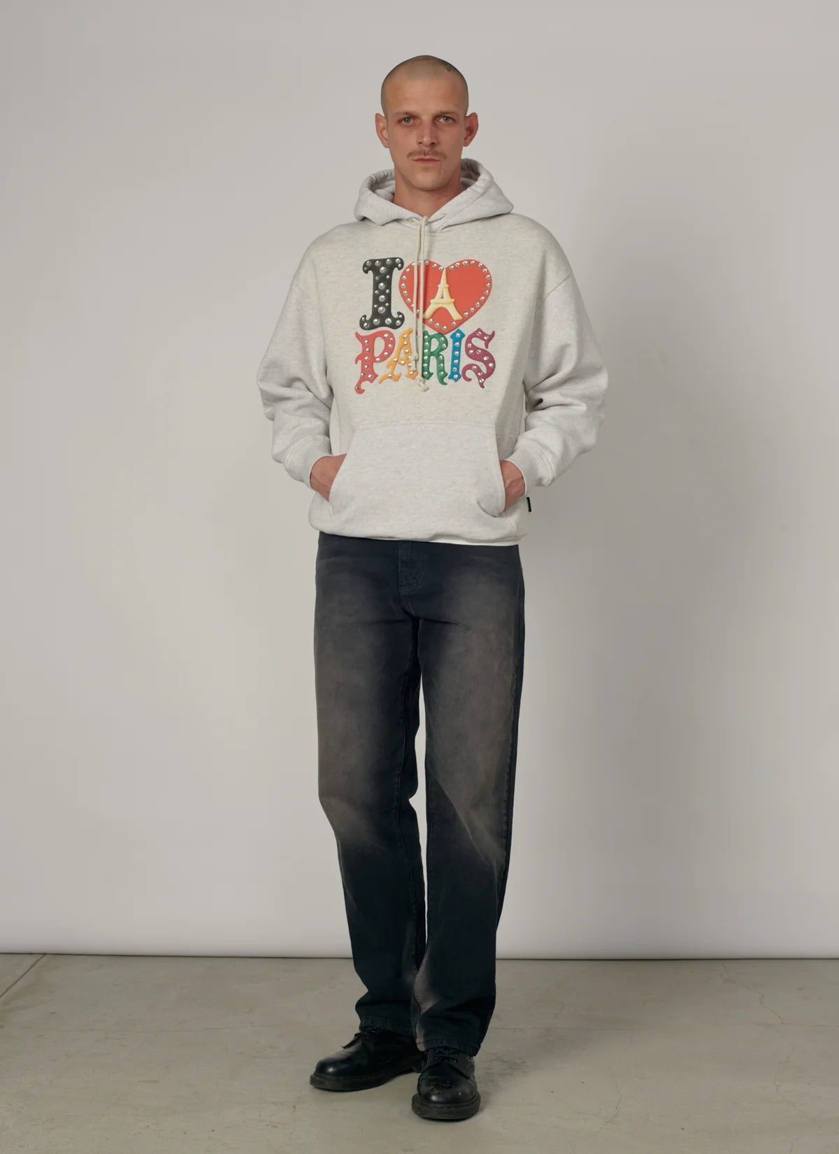 Rassvet Jewel Hoodie Ash Grey