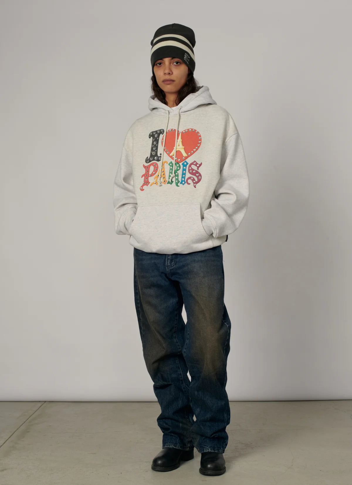 Rassvet Jewel Hoodie Ash Grey