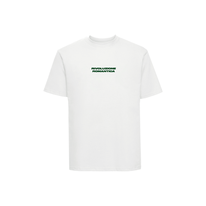 Rivoluzione Romantica Tshirt "Tagliatelle e Psicofarmaci" White