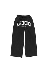 Basedodici Fleece Pant "COMFY" ArcLogo Black