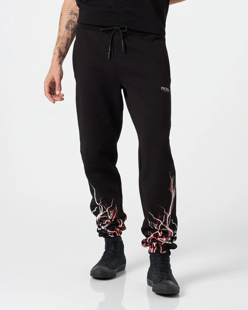 Phobia Black Pant Red Thunder