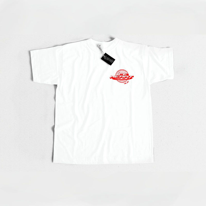 Sgangher Boxy Fit Tee White Red