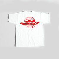 Sgangher Boxy Fit Tee White Red