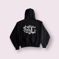 Sgangher Boxy Fit Hoodie Black