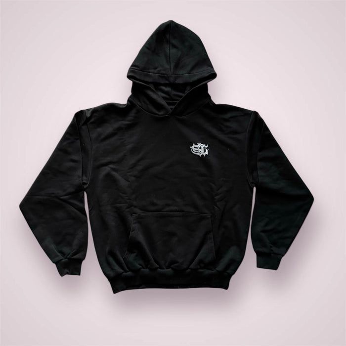 Sgangher Boxy Fit Hoodie Black