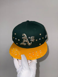 New Era 1/1 Custom 9FIFTY Oakland Athletics MLB Essential Green