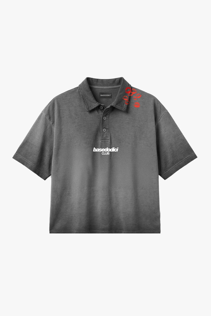Basedodici Polo Kiss Ash Grey