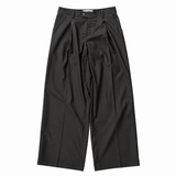Pantalone Sartoriale Extra Loose Nero in Poliviscosa