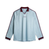 Davie LS Shirt - Sky Blue/Wine