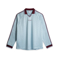 Polar Davie LS Shirt - Sky Blue/Wine