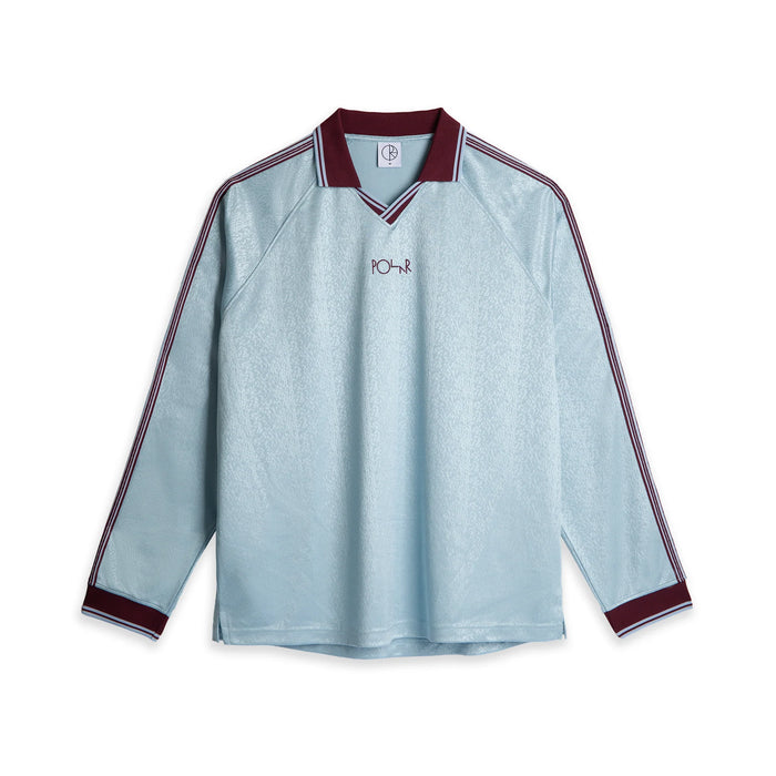 Davie LS Shirt - Sky Blue/Wine