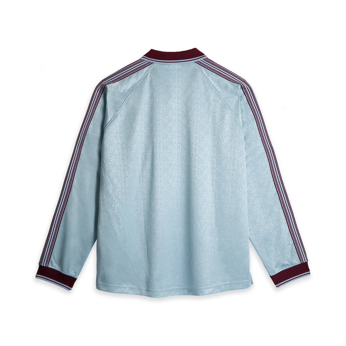 Davie LS Shirt - Sky Blue/Wine