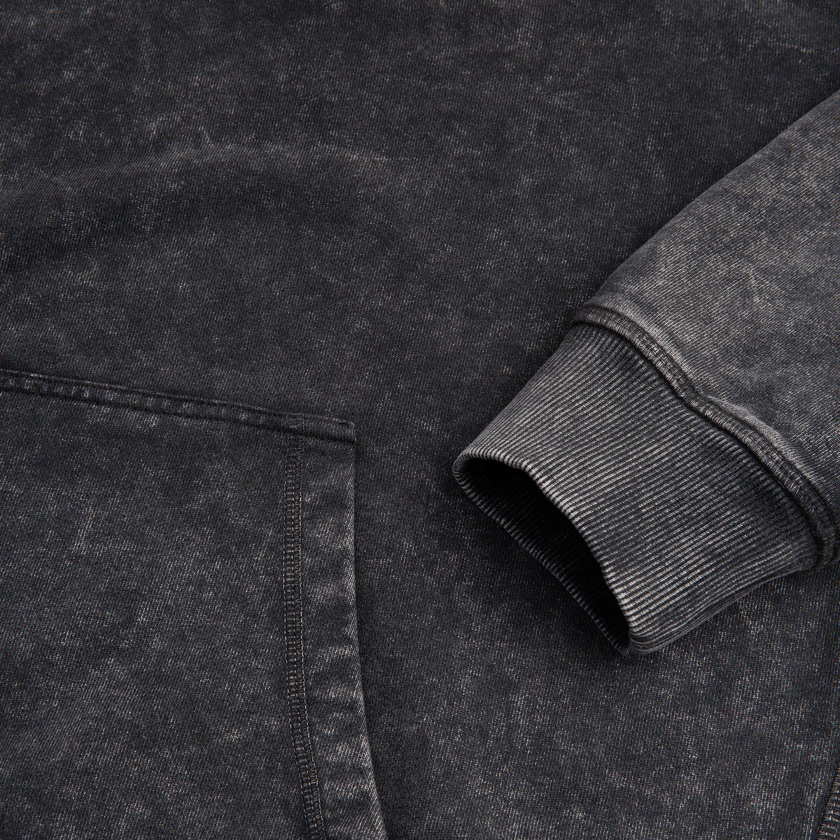 Polar Fade Frank Hoodie - Washed Black