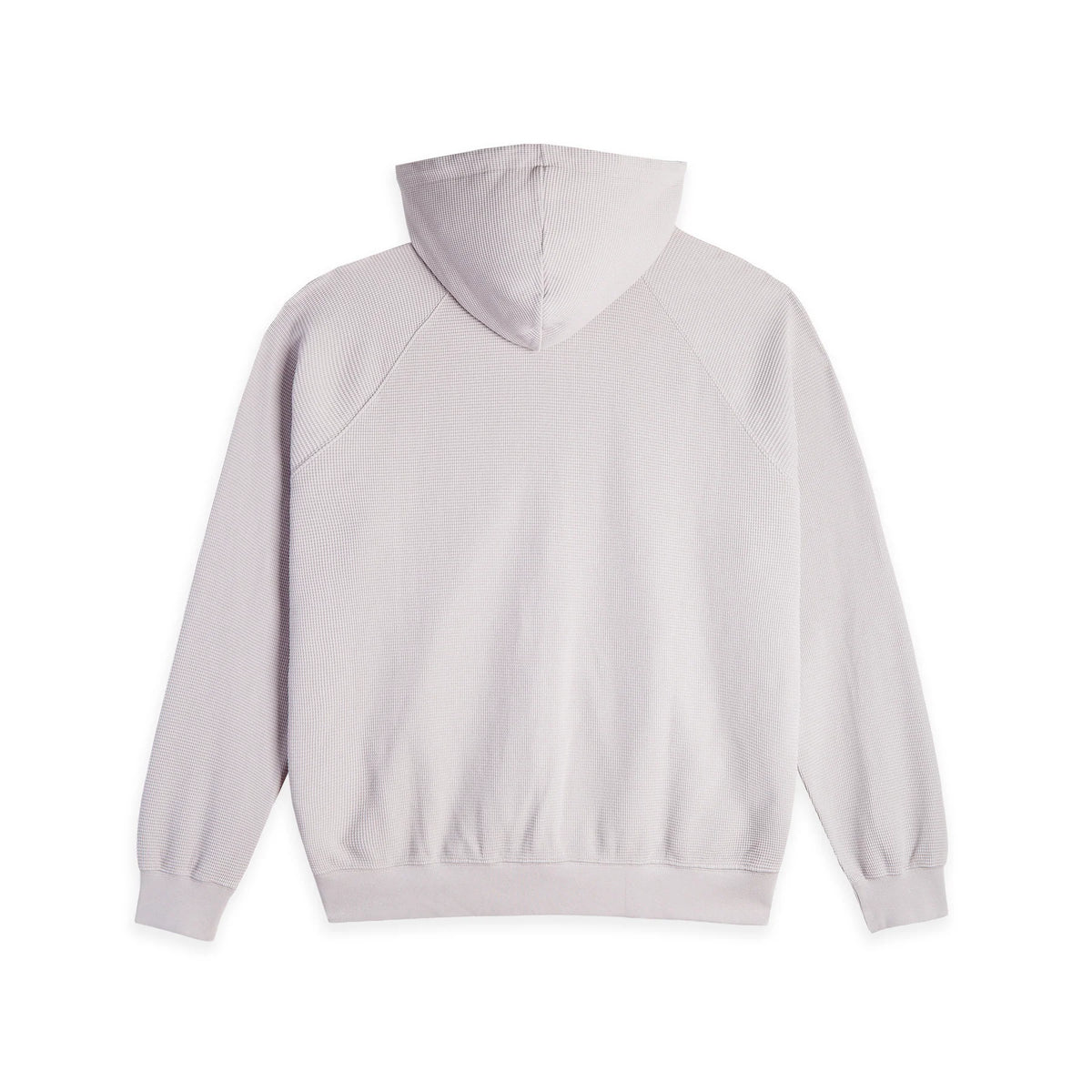 Polar Waffle Zip Hoodie - Pale Taupe