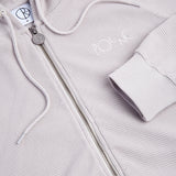 Waffle Zip Hoodie - Pale Taupe