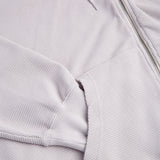 Waffle Zip Hoodie - Pale Taupe