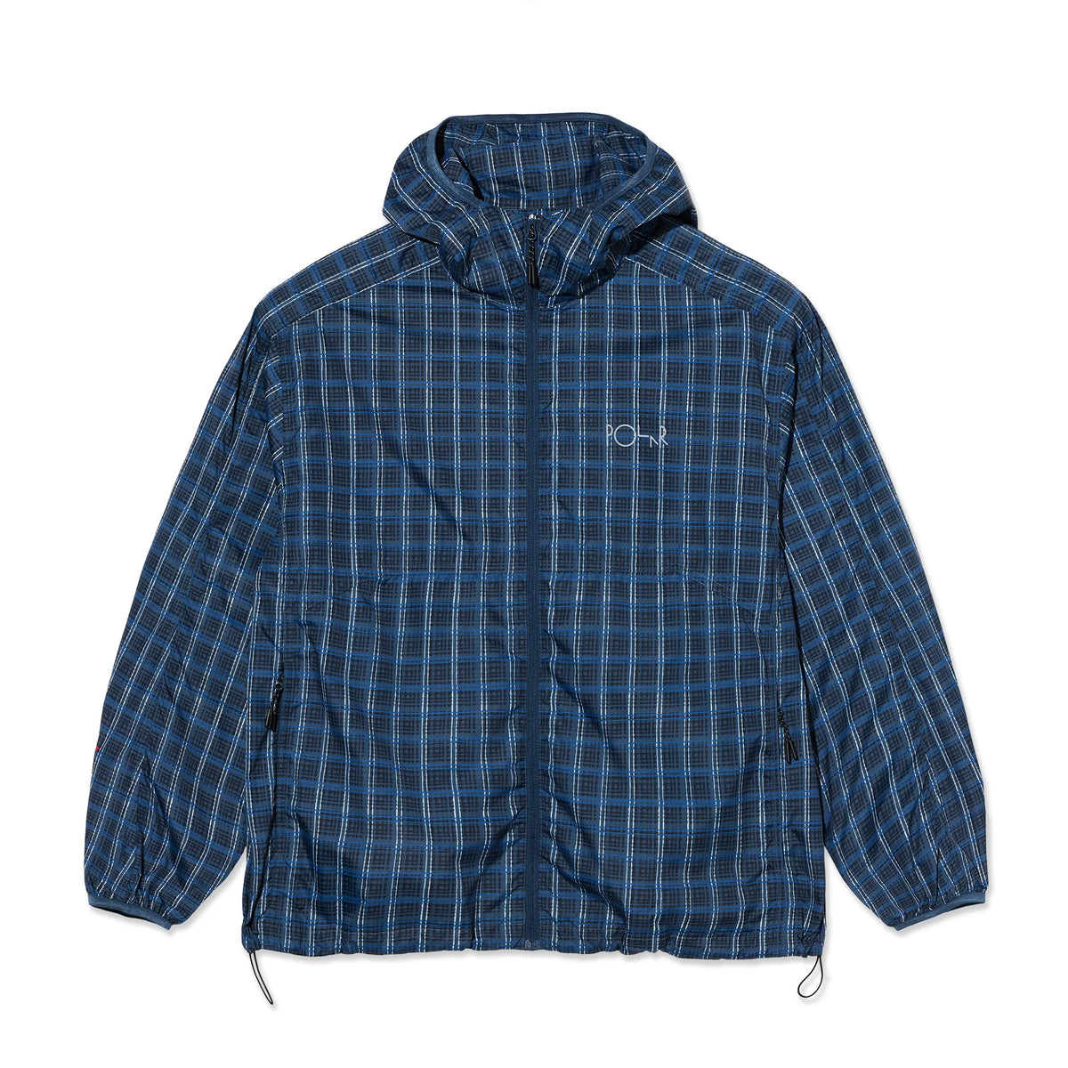 Polar Chase Light Shell Jacket - Blue Check