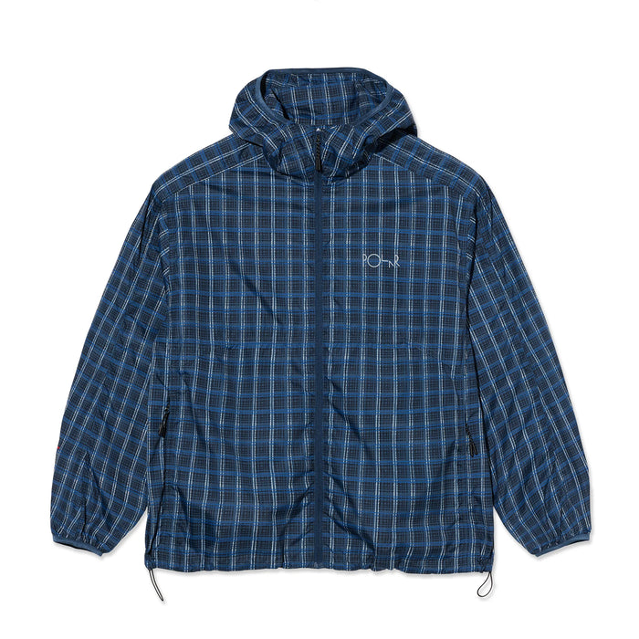 Polar Chase Light Shell Jacket - Blue Check