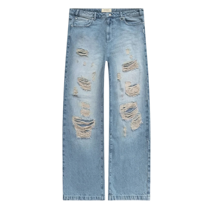 Distressed Baggy Denim | Blue