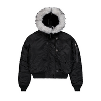 N-2B Cropped Loose Winter Jacket Women