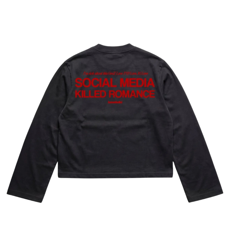 Hoodie Boxy Fit Red 