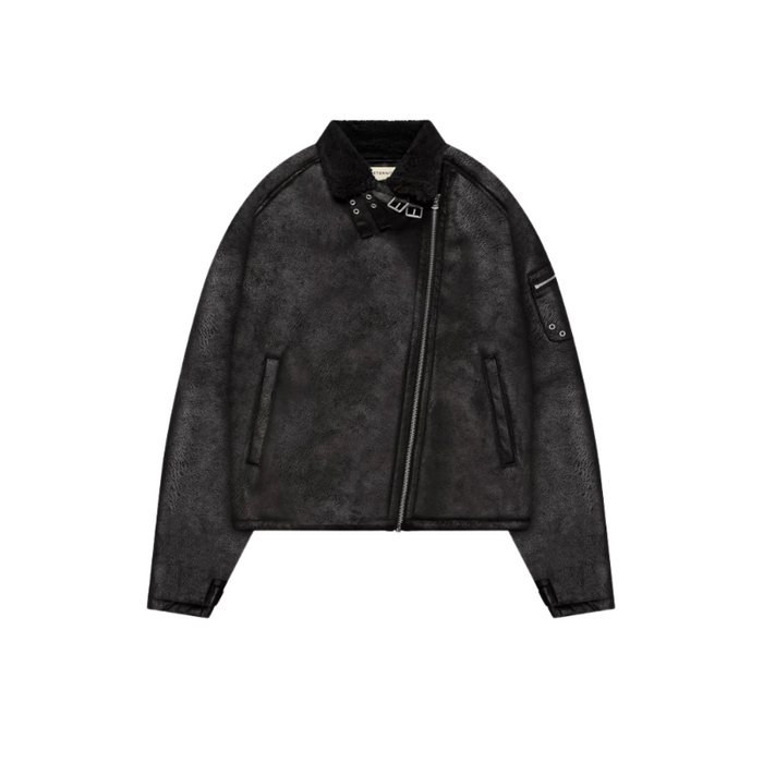 Aèro Sherling Jacket | Black