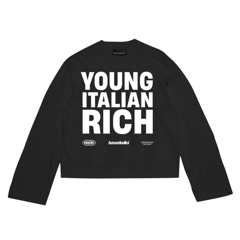 Young Italian Rich Longsleeve Black