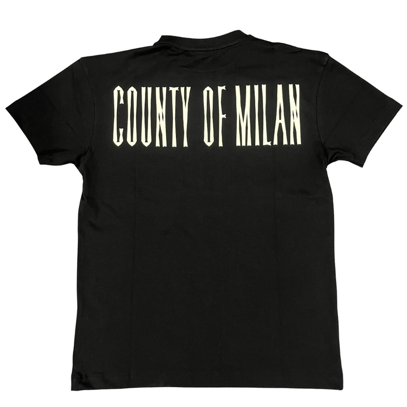County of Milan T-Shirt Con Stampa Serpente