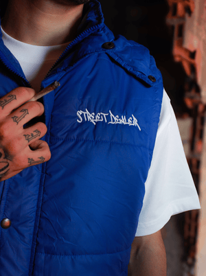 Street Dealer Puffer Jacket Blue